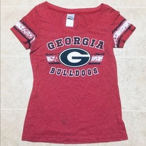 UNIVERSITY OF GEORGIA BULLDOGS -  LADIES T-SHIRT